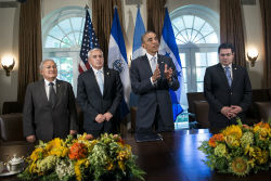 US President Barack Obama with "Northern Triangle" presidents