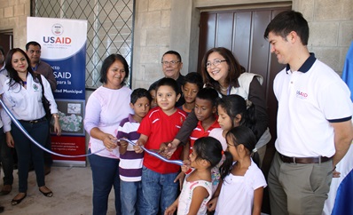 A USAID youth training center in El Salvador