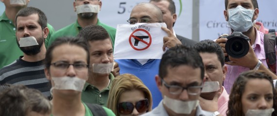 Journalists protest the murder of one of their own in Antioquia