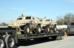 Armored vehicles sent to Tamaulipas