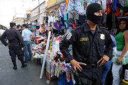 Members of El Salvador's Police