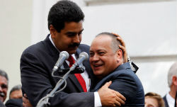 President Nicolas Maduro with Diosdado Cabello