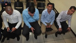 Four of the 11 accused soccer players