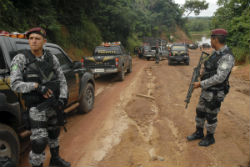 Brazilian police in the country's Amazon region