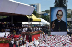 A scene from Romero's beatification