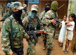 Members of Colombian guerrilla group the FARC
