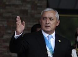 Guatemala's President Otto Perez Molina