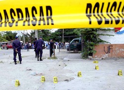 A murder scene in Honduras