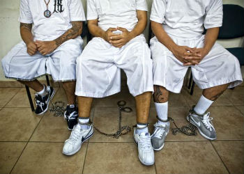 Gang members wearing Nike shoes