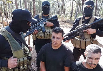 Armed members of Mexico's Jalisco Cartel