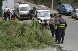 Crime scene in Costa Rica
