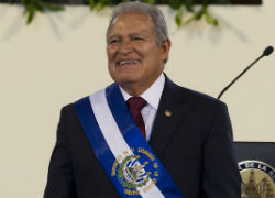 El Salvador President Salvador Sanchez Ceren