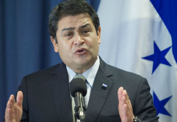 Honduras President Juan Orlando Hernandez