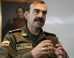 Former Colombian National Police Director Rodolfo Palomino