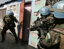 UN peacekeeping forces in Haiti