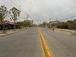 Residents abandoned the streets during the strike