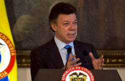 Colombia President Juan Manuel Santos