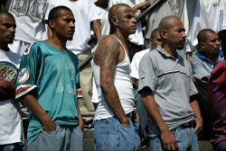 Gang members in El Salvador