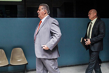 Enrique Rais and one of his lawyers. by Salvador Melendez/Factum