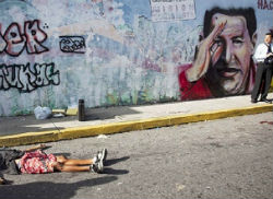 June was reportedly Caracas's most violent month this year.