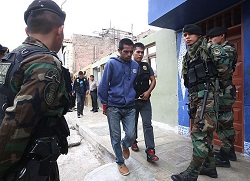 A police operation in Callao