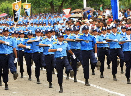 Police officers in Nicaragua