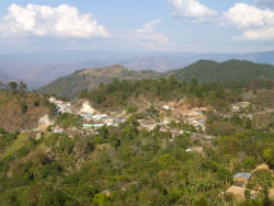 A view of the rural Valladolid municipality in Honduras.