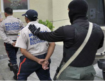 Venezuelan police in custody