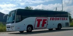 A bus belonging to Transportes Frontera