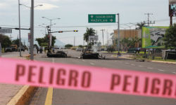 Scene of the recent ambush in CuliacÃ¡n