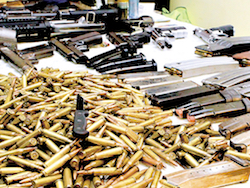 Illegal arms seized in Honduras