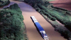 The ParanÃ¡ River is a major trafficking artery
