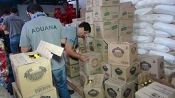 A contraband shipment intercepted by Paraguayâs customs