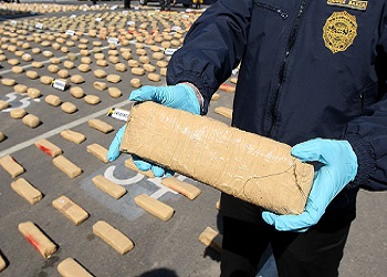 Cocaine seizures in Chile are on the rise