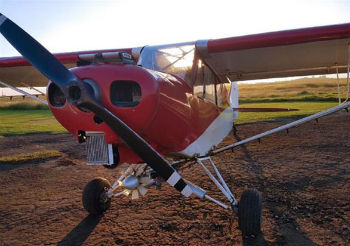 A drug plane seized during the raid in Argentina