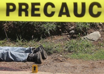 A homicide scene in Colima