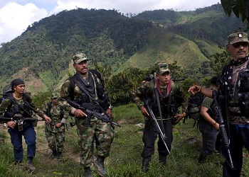 The state has not yet occupied all areas left behind by the FARC guerrillas