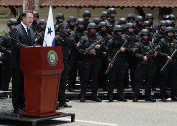 Panama's president inaugurates the new task force
