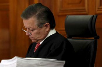 Mexican Supreme Court Justice Arturo Zaldivar Lelo de Larrea