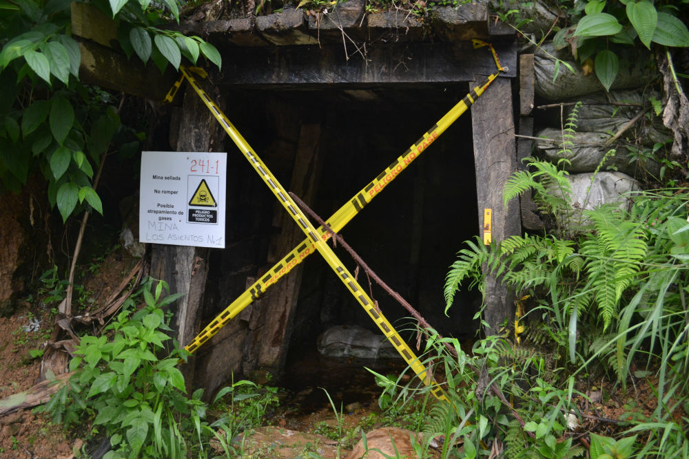 An abandoned mine in Buriticá, Colombia