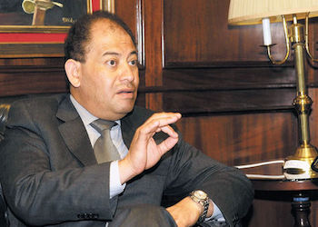 Bolivian Interior Minister Carlos Romero