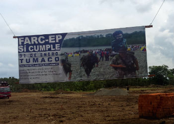 Photo from an InSight Crime visit to the FARC demobilization zone in Tumaco, NariÃ±o