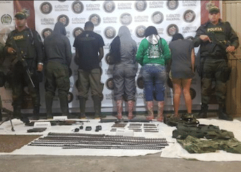 FARC dissidents arrested in NariÃ±o