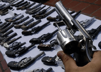 Firearms are used in a large majority of murders in Honduras