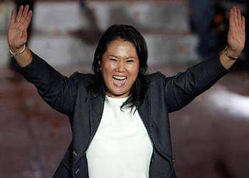 Keiko Fujimori, accused of ties to Odebrecht scandal