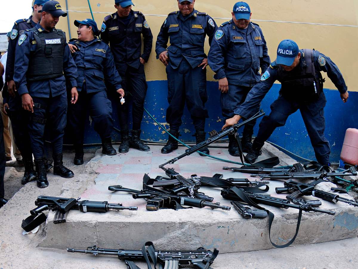 Recuento de armas de fuego en Honduras