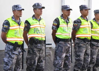 El cuerpo de policía de Ecuador es uno de los que mayor confianza generan en la región
