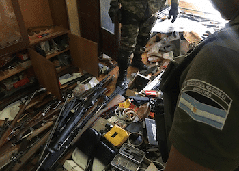 Argentina has dismantled a large arms trafficking organization