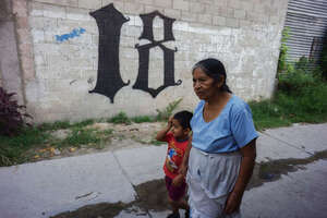 Gang graffiti in El Salvador