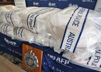 A cocaine seizure made in Western Australia in August 2022.